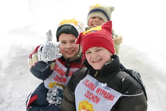 Polarny chrzest przyszłych harcerzy