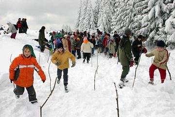 Polarny chrzest przyszłych harcerzy