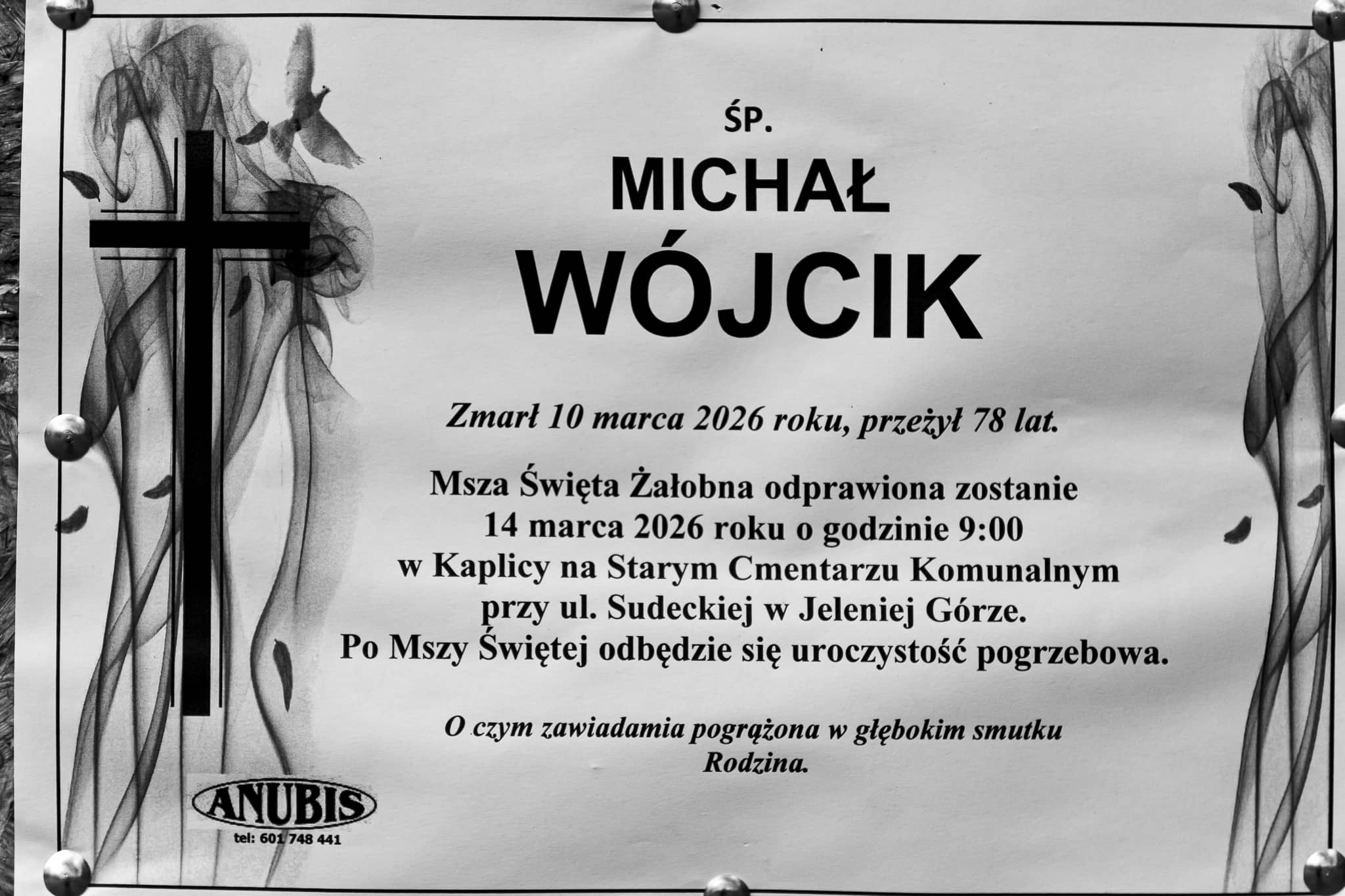 Zmarł Michał Wójcik