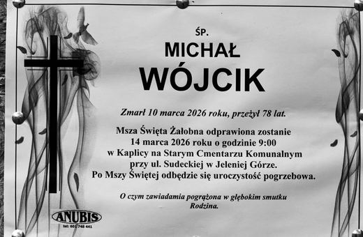 Zmarł Michał Wójcik