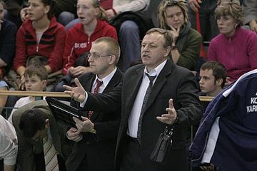 Trenerzy AZS - junior Rafał (z lewej) i senior Eugeniusz Sroka (z prawej).