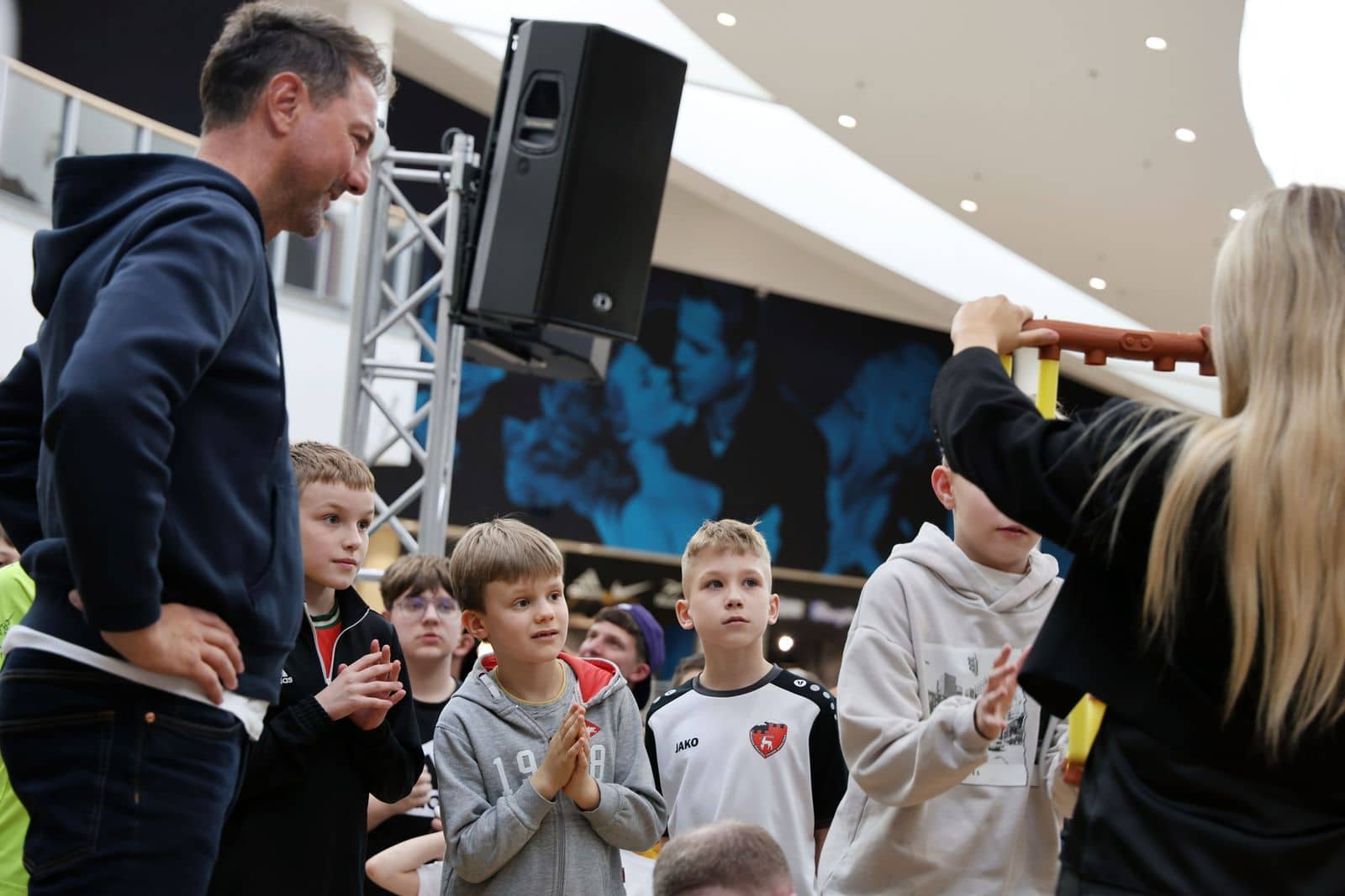 Tłumy na spotkaniu z legendarnym bramkarzem