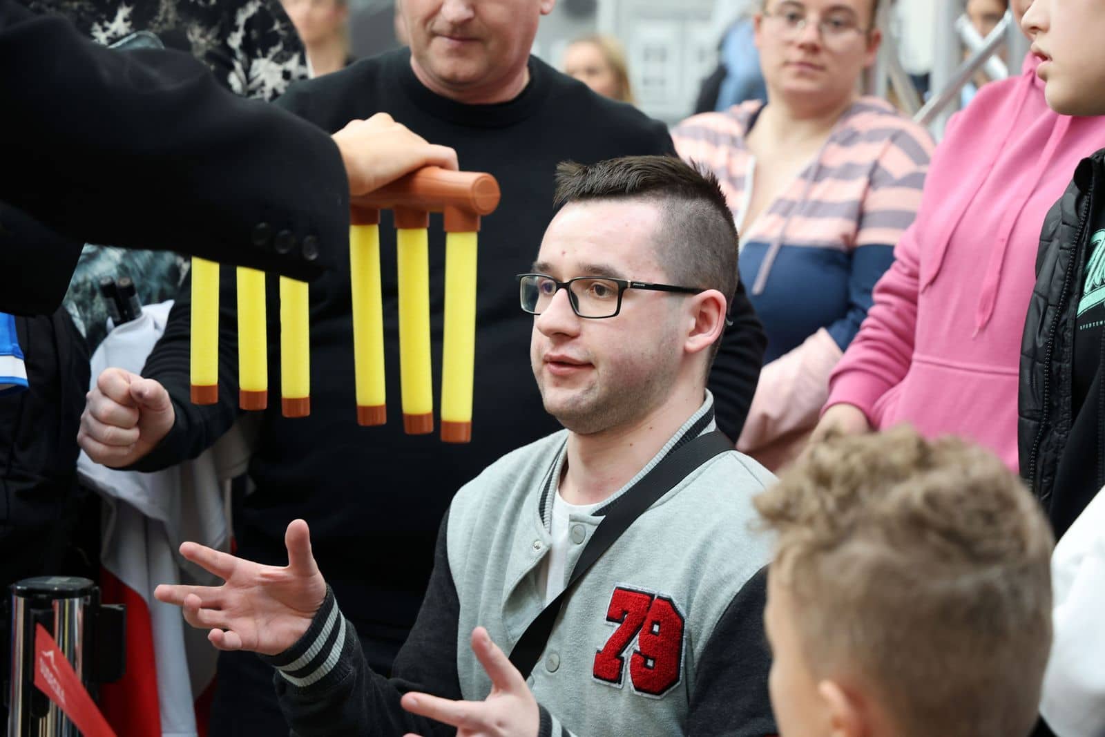 Tłumy na spotkaniu z legendarnym bramkarzem