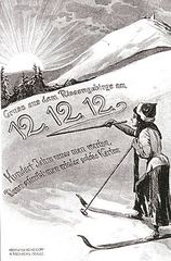 Grudniowe pozdrowienia z gór z 1912 roku. Ówcześni turyści nie bali się lawin.