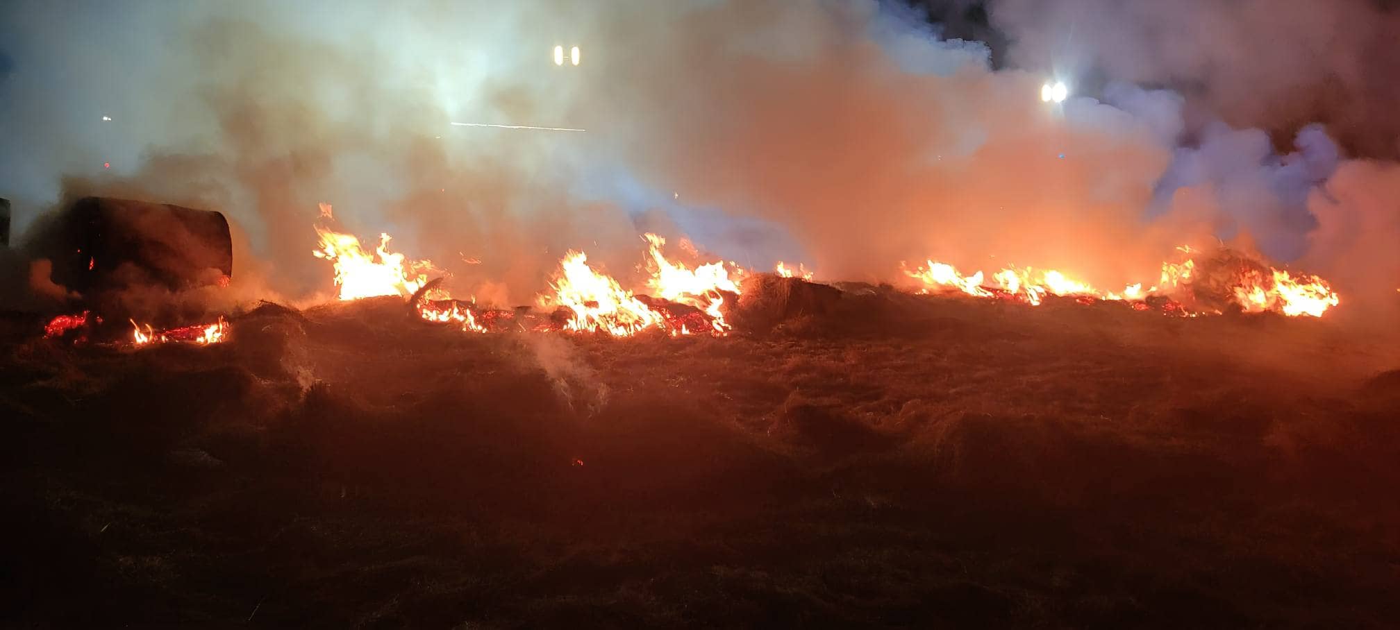 Nocna walka strażaków