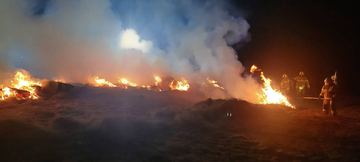 Nocna walka strażaków