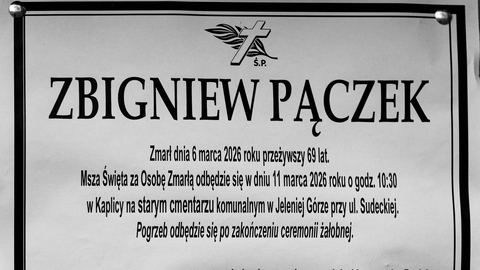 Zmarł Zbigniew Pączek