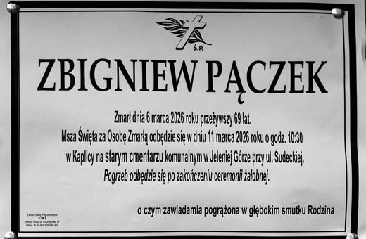 Zmarł Zbigniew Pączek
