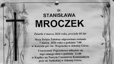 Zmarła Stanisława Mroczek