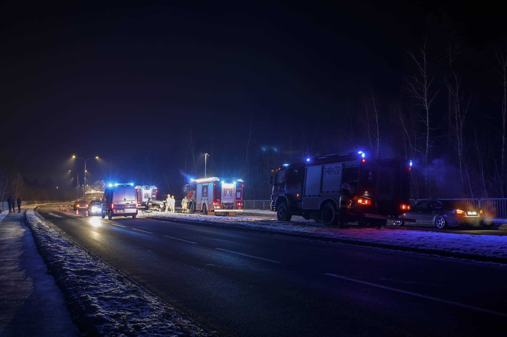 Dachowanie na obwodnicy Jeleniej Góry