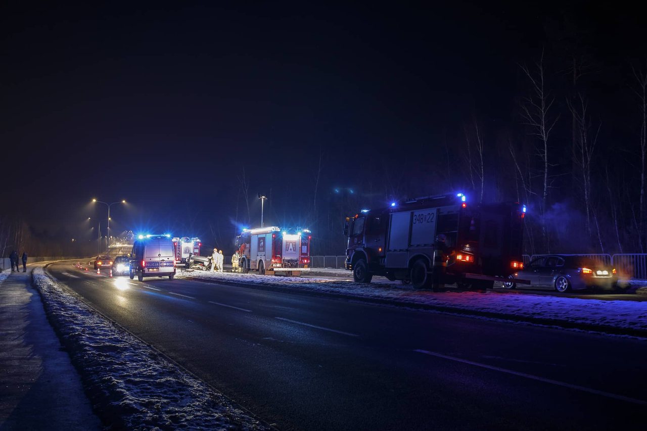 Dachowanie na obwodnicy Jeleniej Góry