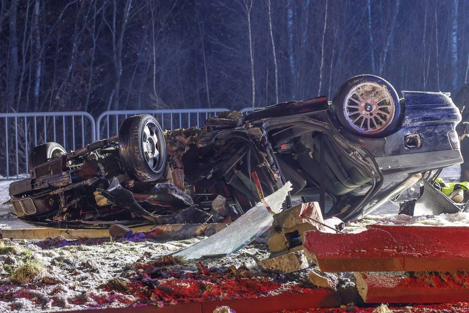 Dachowanie na obwodnicy Jeleniej Góry