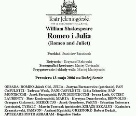 Romeo i Julia - konkurs!