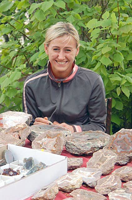 Wspaniałe dzieła natury na tarasie Muzeum Przyrodniczego.