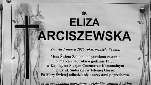 Zmarła Eliza Arciszewska