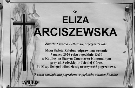 Zmarła Eliza Arciszewska