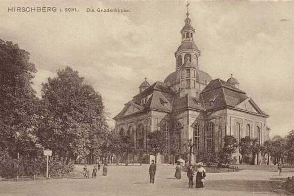 Kościół Łaski (dziś garnizonowy) na przełomie wieków XIX i XX.