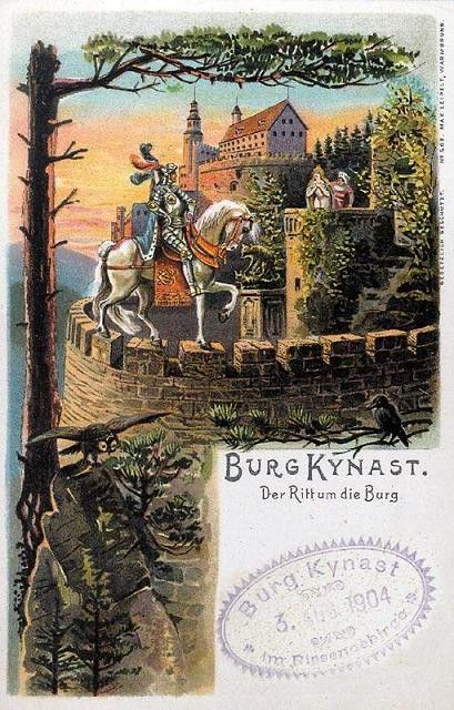 Legenda o Kunegundzie na pocztówce z 1904 roku.