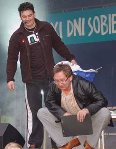 Zanim nie zaczął się mecz, sobieszowanom dopisywały humory.