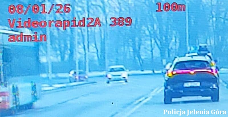 Policja zatrzymała pirata drogowego