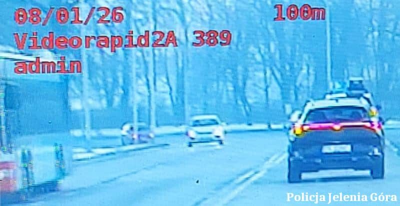 Policja zatrzymała pirata drogowego