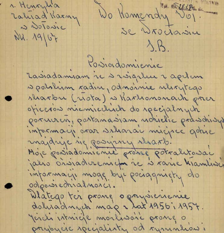 Wołowski ślad skarbów Karkonoszy