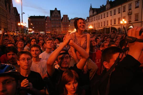 "Bóg" gitary na scenie