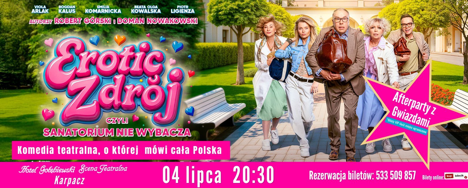 „Erotic–Zdrój” w Karpaczu – komedia, o której będzie mówić cała Polska!