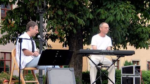 Muzycy przygrywali na rozpoczęcie