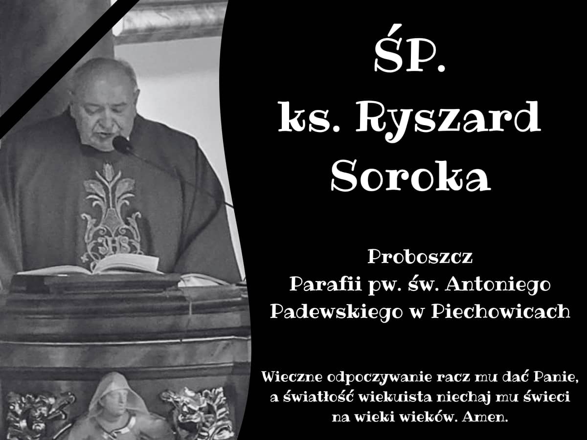 Zmarł ksiądz Ryszard Soroka z Piechowic