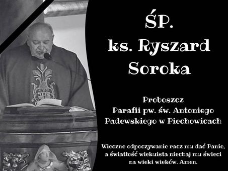 Zmarł ksiądz Ryszard Soroka z Piechowic