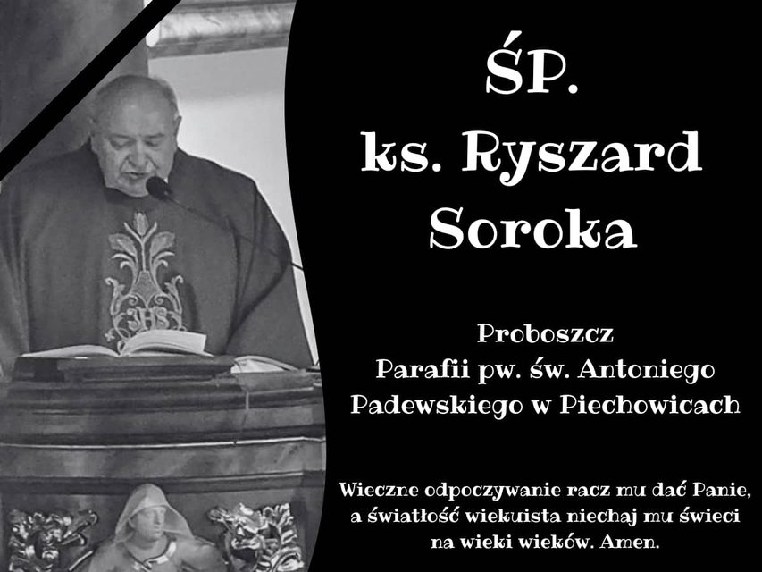 Zmarł ksiądz Ryszard Soroka z Piechowic
