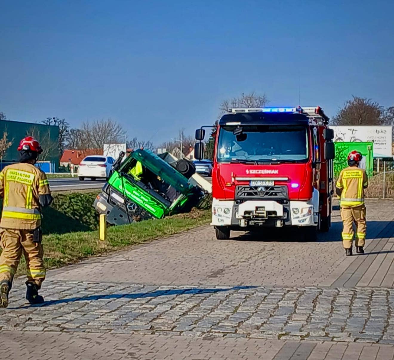 Wypadki i pożary ciężarówek