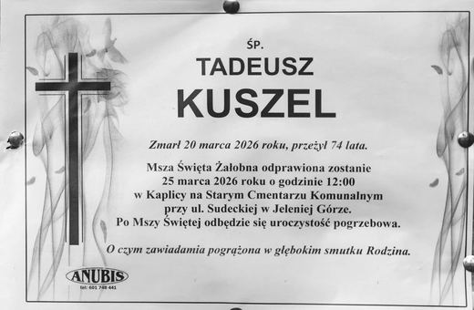 Zmarł Tadeusz Kuszel