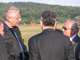 Dorn oglądał tereny po powodzi
