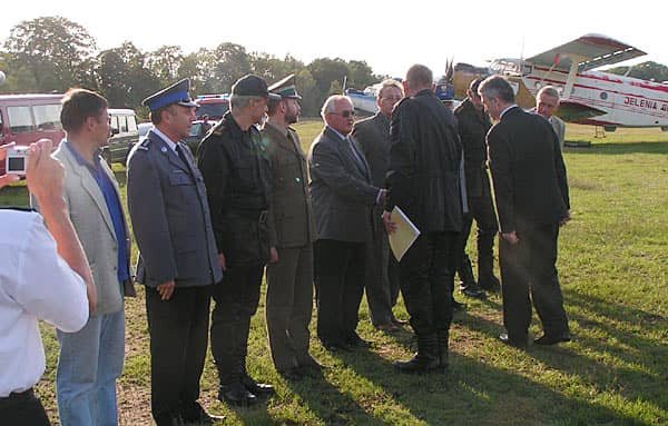 Dorn oglądał tereny po powodzi