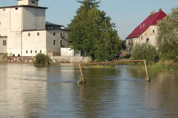 Krajobraz po klęsce powodzi
