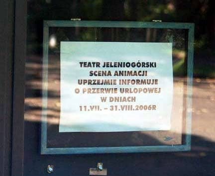 Budowlańcy w rolach głównych w Teatrze Zdrojowym