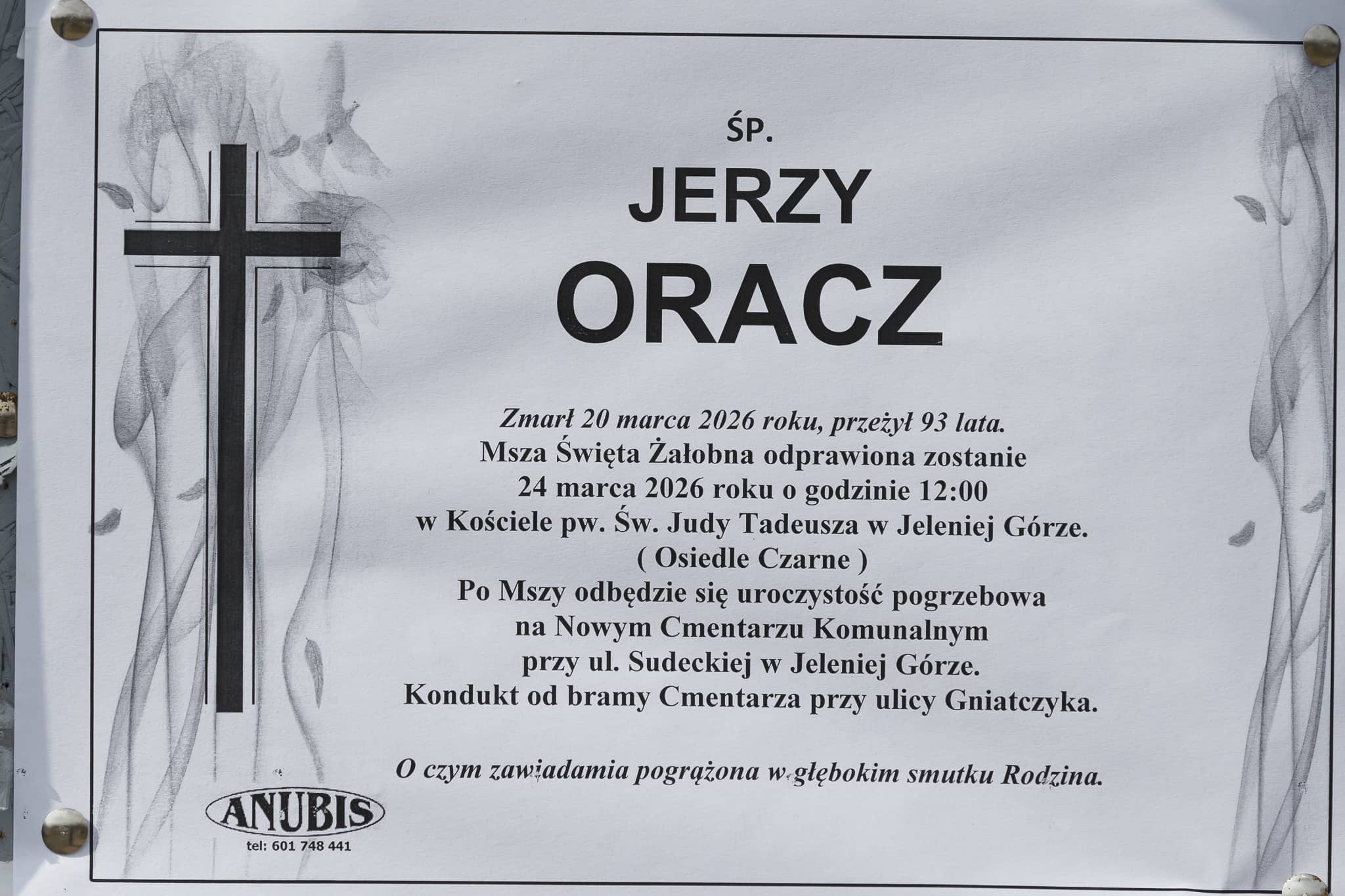 Zmarł Jerzy Oracz
