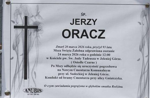 Zmarł Jerzy Oracz