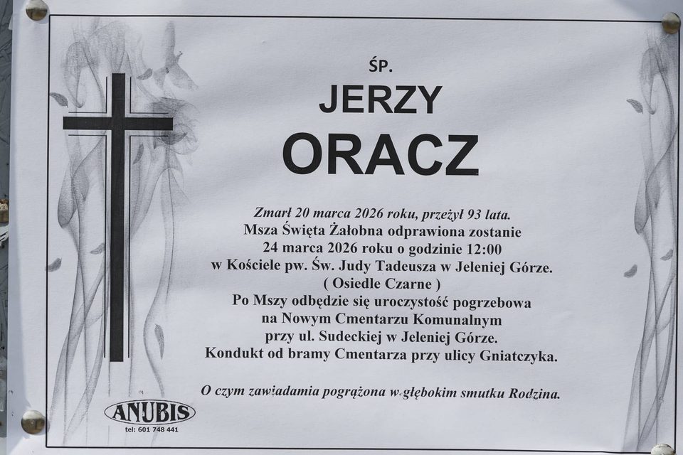 Zmarł Jerzy Oracz