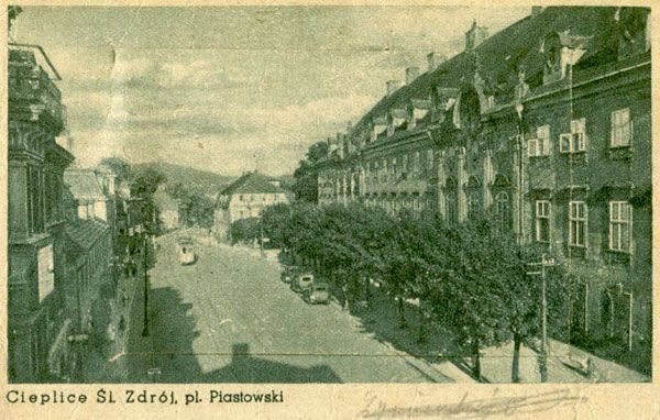 Panorama placu: lata 50-te.
