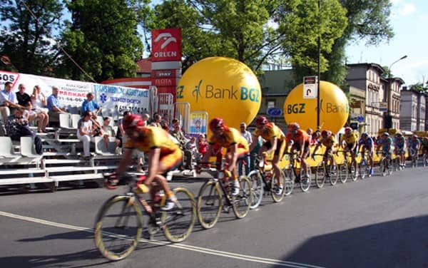 Piątkowy etap Tour de Pologne spowoduje znacznie więcej utrudnień komunikacyjnych niż czerwcowy Tour Bałtyk - Karkonosze (na zdjęciu).