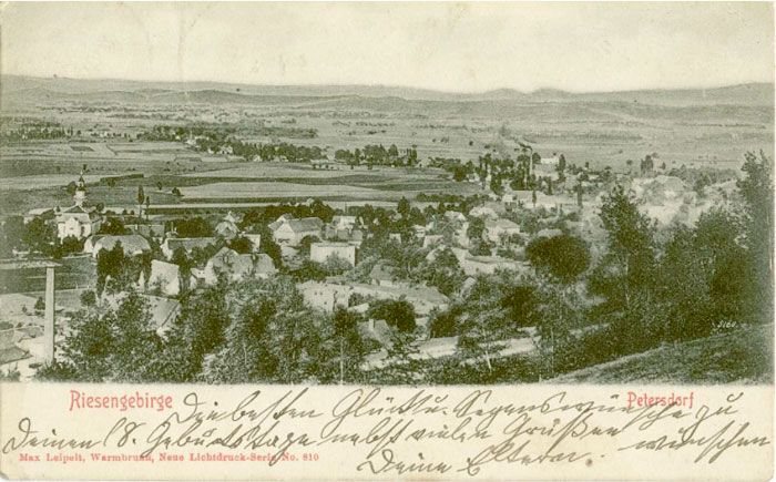 Panorama Piechowic z początku XX wieku.