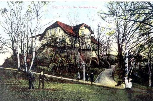 Restauracja na Weirihsberg wczesną wiosną.