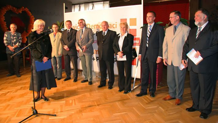 Prezentacja kandydatów odbyła się w salach restauracji Europa.