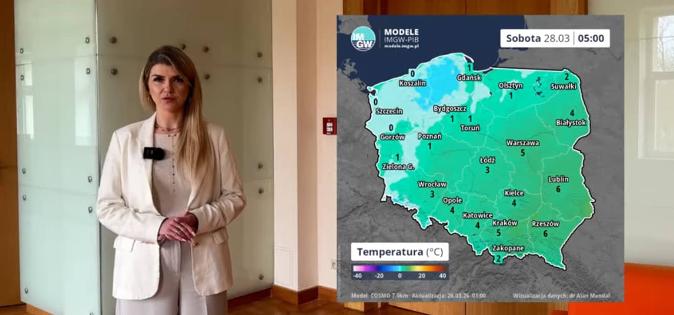 Noce wciąż chłodne i może popadać