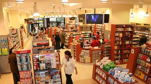 Wnętrze to samo, ale nie takie samo: trudno rozpoznać, że jeszcze kilka miesięcy temu była tu księgarnia
