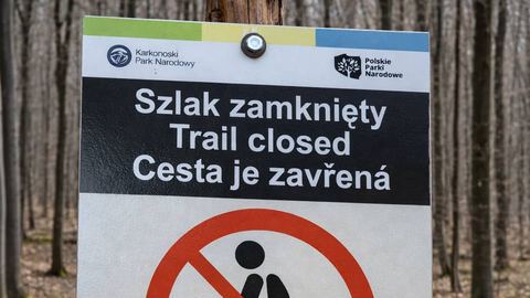 Utrudnienia przy Wodospadzie Szklarki