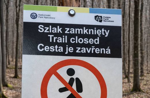 Utrudnienia przy Wodospadzie Szklarki